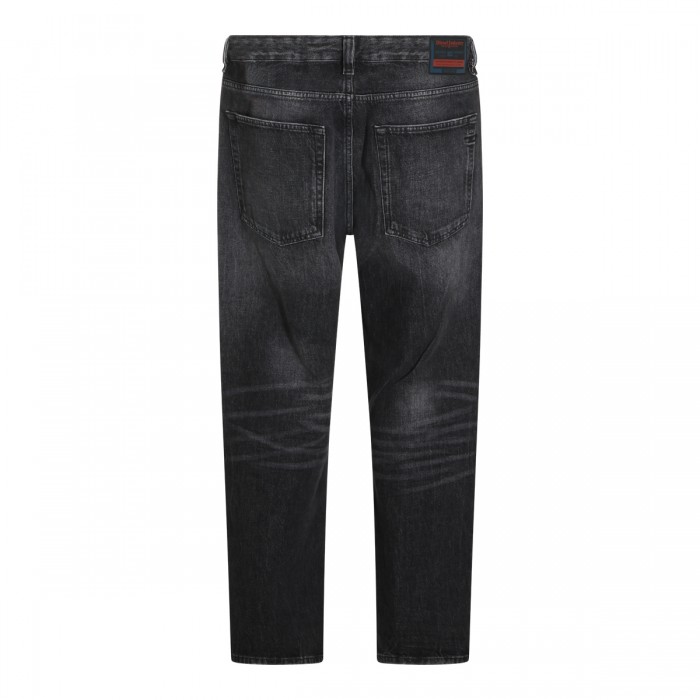 GREY COTTON DENIM JEANS 2