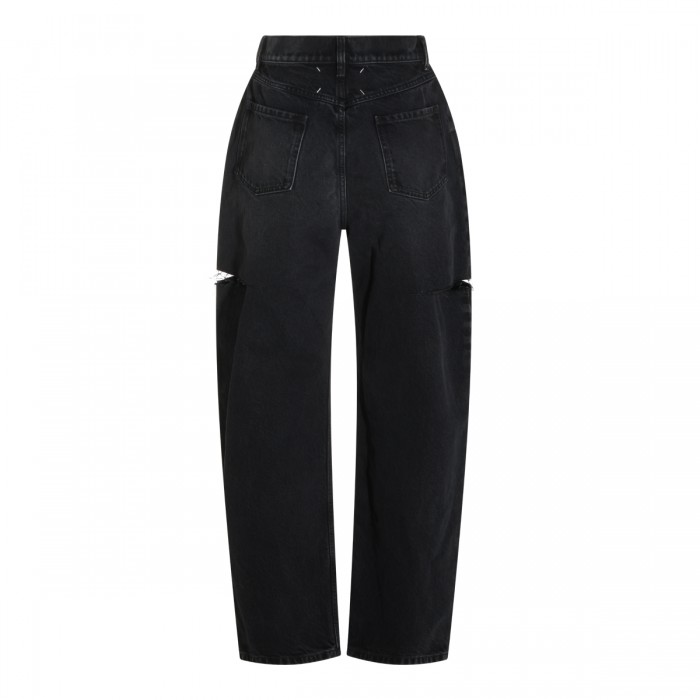 BLACK COTTON JEANS 2