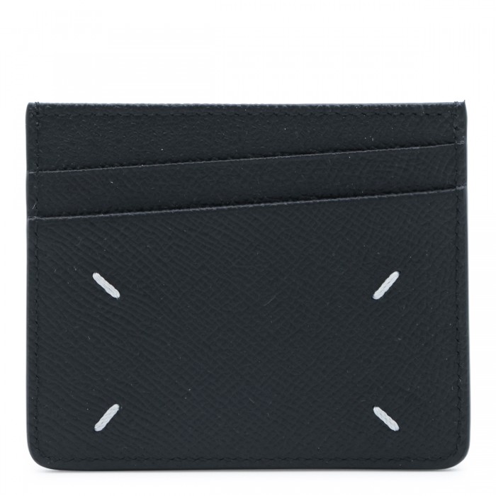 BLACK LEATHER FOUR STITCHES...