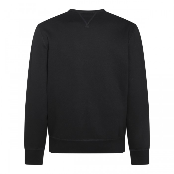 BLACK COTTON SWEATSHIRT 2