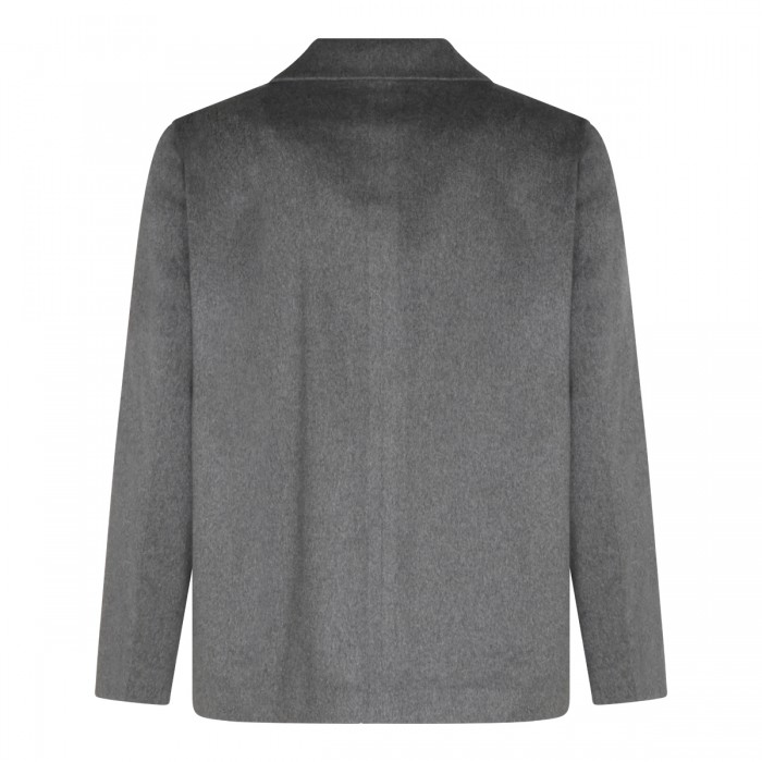 GREY CASHMERE CASUAL JACKET 2