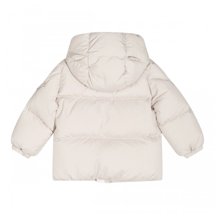 LIGHT BEIGE PUFFER DOWN JACKET 2