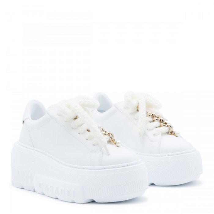 WHITE LEATHER SNEAKERS 2