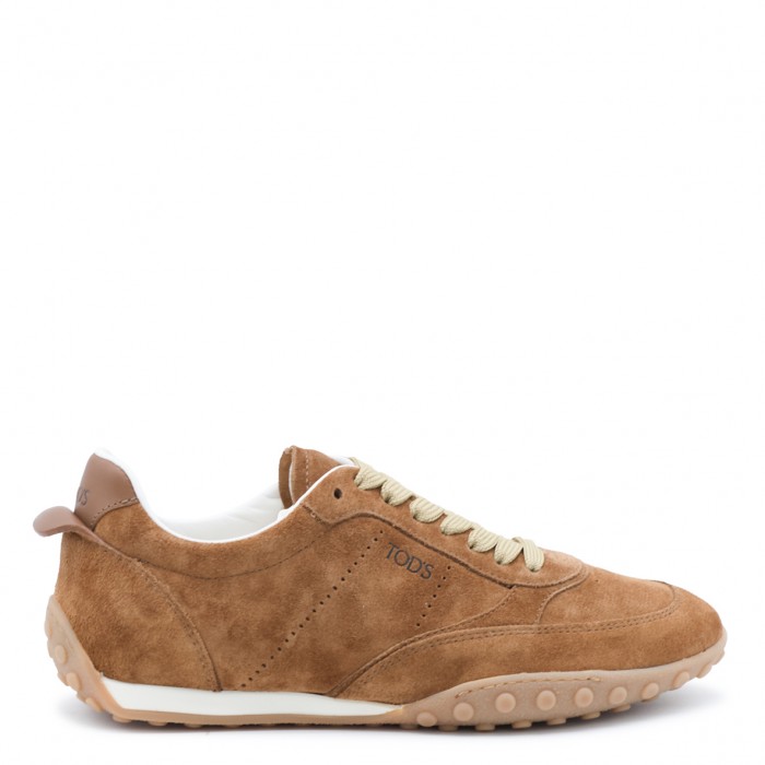 BROWN LEATHER SNEAKERS