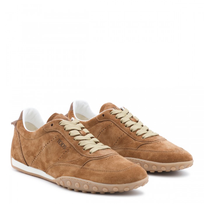 BROWN LEATHER SNEAKERS 2