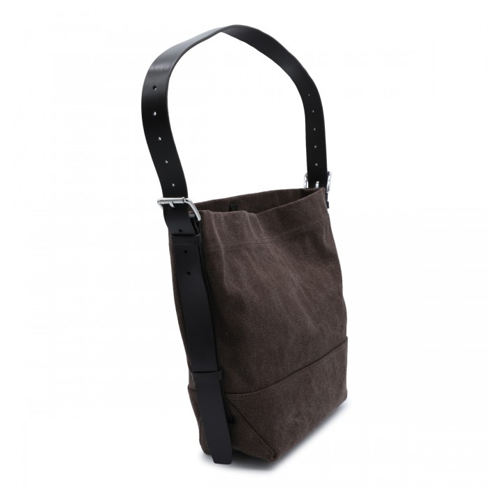 BROWN LEATHER SMALL BELTED... 2