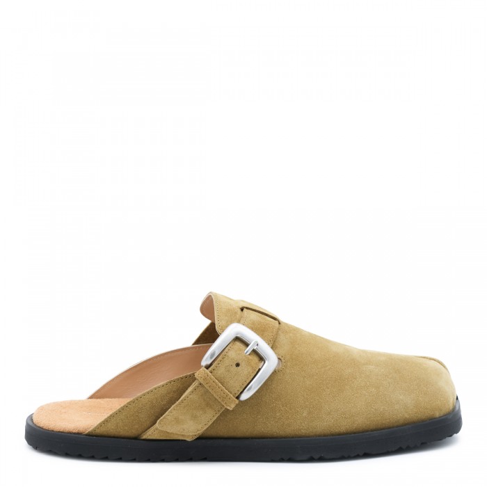 TOBACCO LEATHER SANDALS