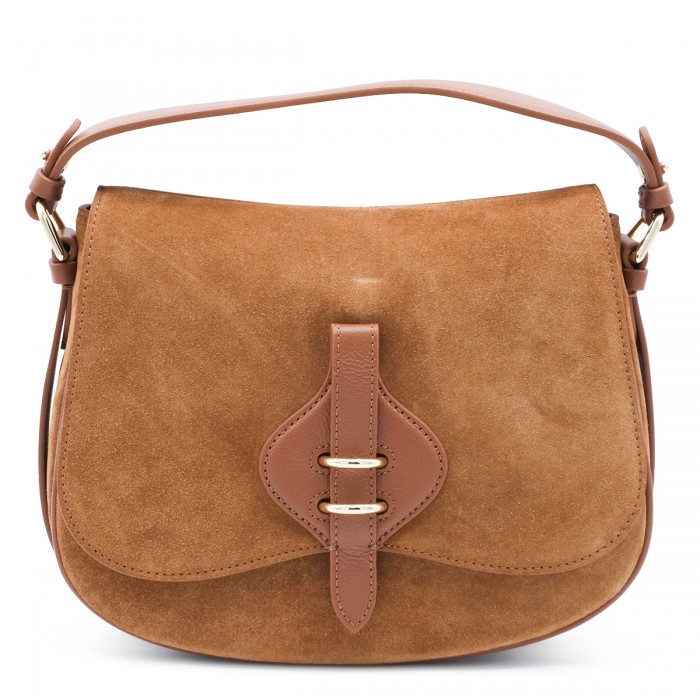 COGNAC SUEDE MAVERY MEDIUM...