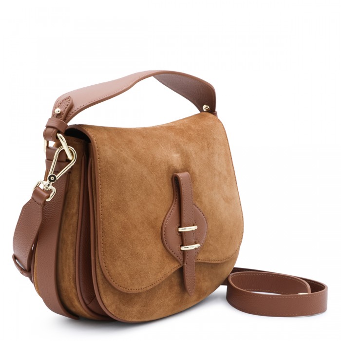 COGNAC SUEDE MAVERY MEDIUM... 2