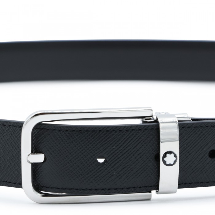 BLACK LEATHER BELT 2