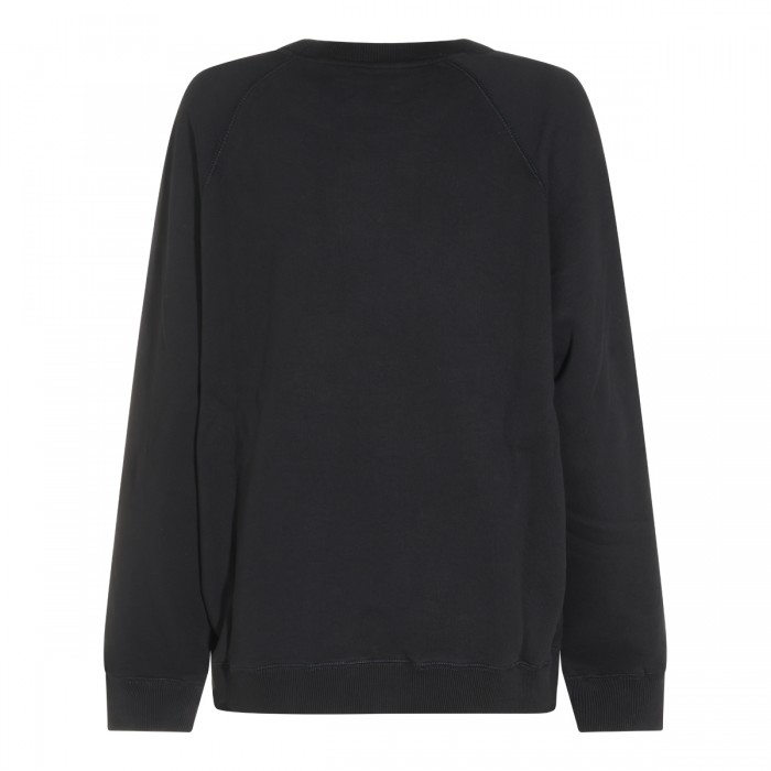 BLACK COTTON SWEATSHIRT 2