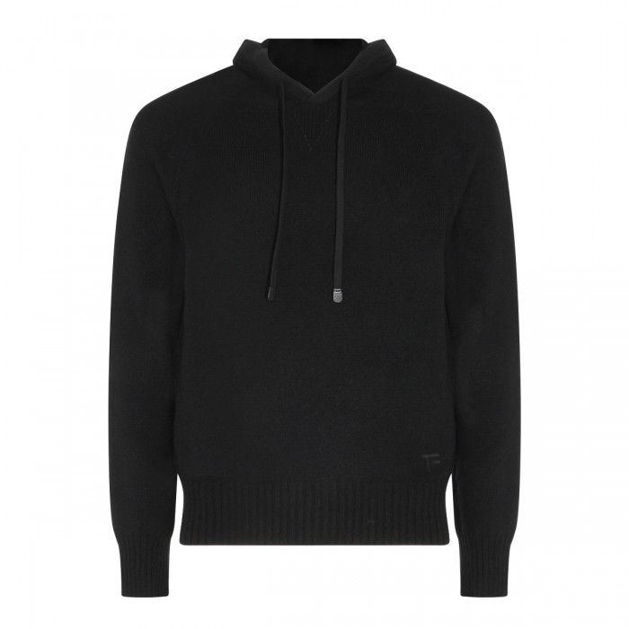 BLACK CASHMERE SWEATER
