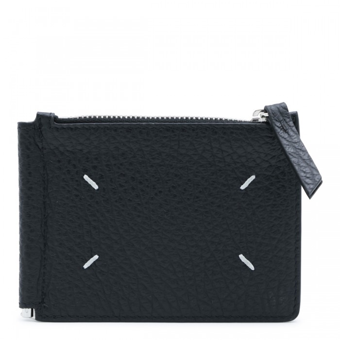 BLACK LEATHER WALLET