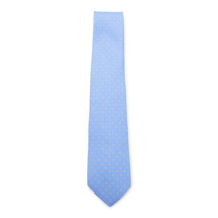 LIGHT BLUE SILK TIE