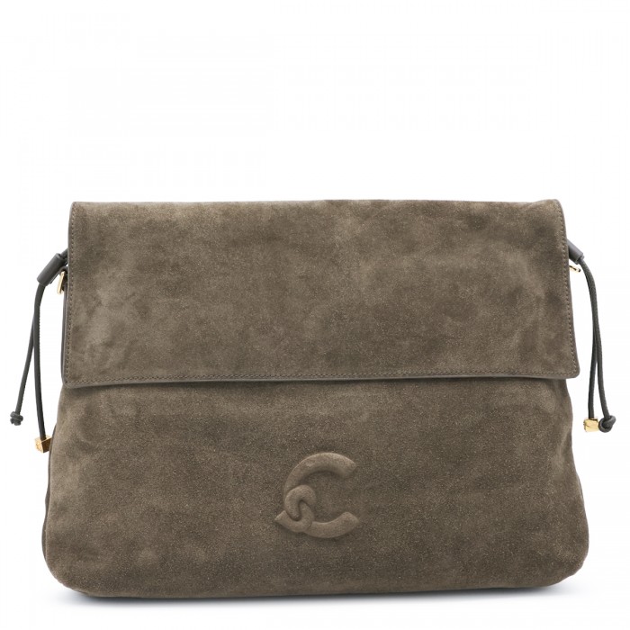 MUD SUEDE LIDIA SHOULDER BAG