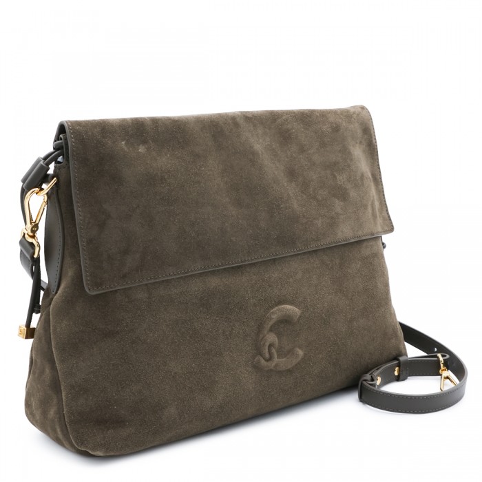 MUD SUEDE LIDIA SHOULDER BAG 2