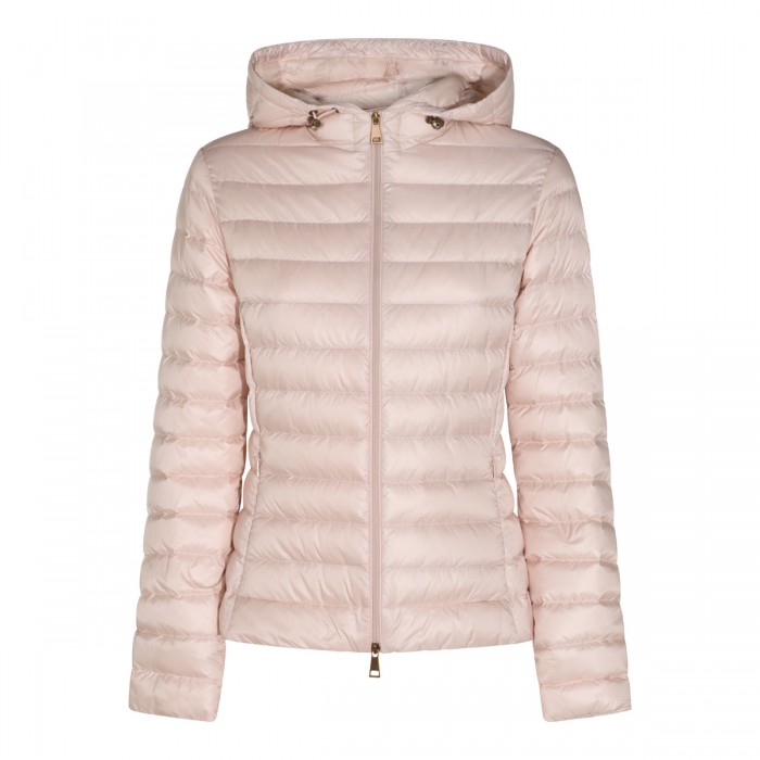 PINK PUFFER IGERLHOOD DOWN...