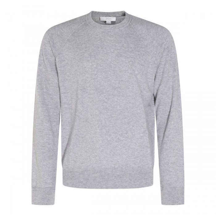 LIGHT GREY CASHMERE SWEATER