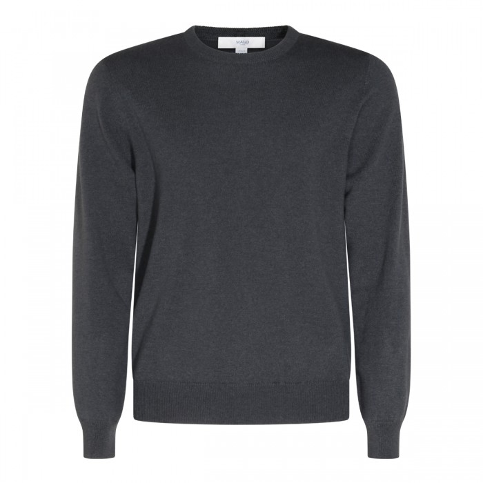 GREY CASHMERE KNITWEAR