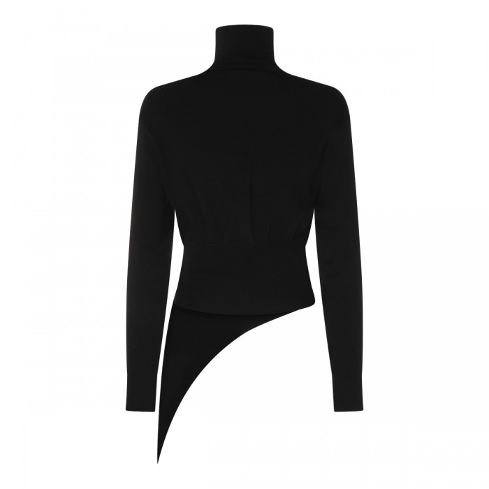 BLACK WOOL KNITWEAR 2