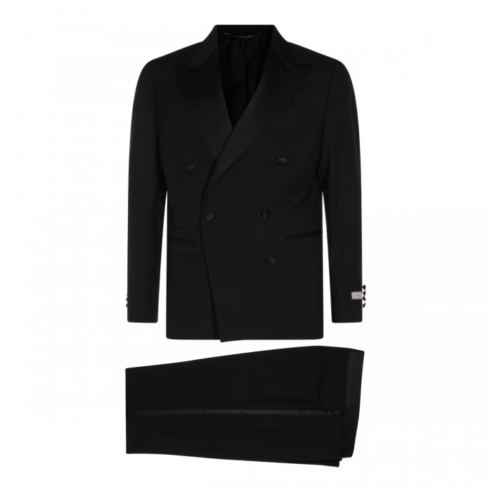 BLACK WOOL SUITS