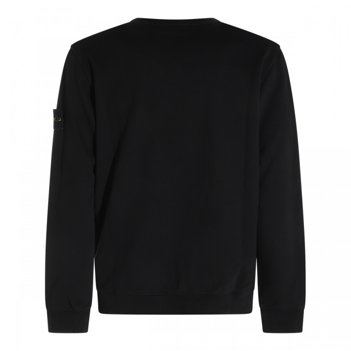 BLACK COTTON SWEATSHIRT 2