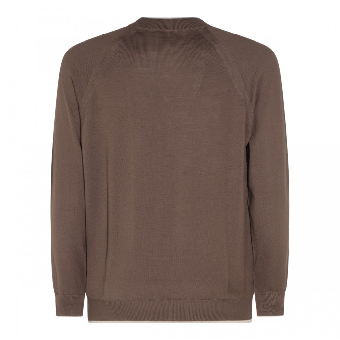 BROWN WOOL JUMPER 2