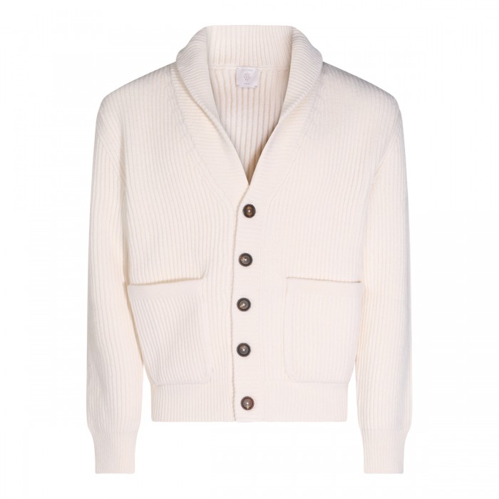 IVORY WOOL CARDIGAN