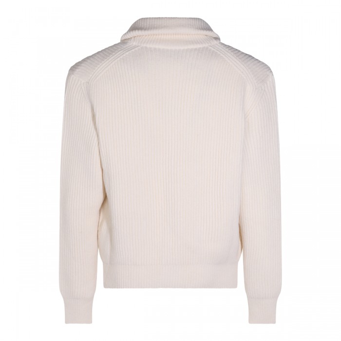 IVORY WOOL CARDIGAN 2