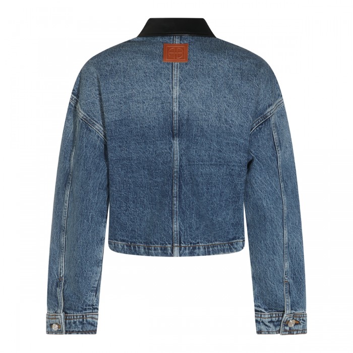 BLUE COTTON DENIM JACKET 2