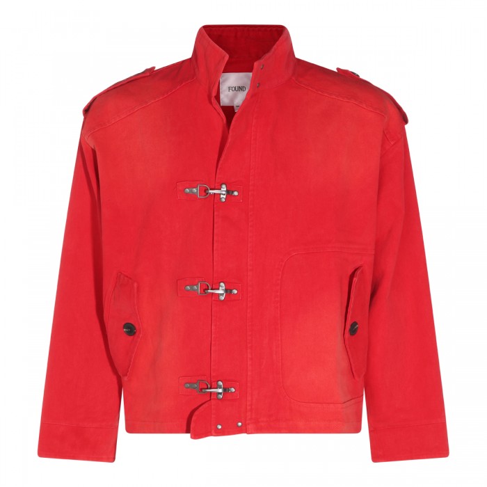 VINTAGE RED COTTON CASUAL...