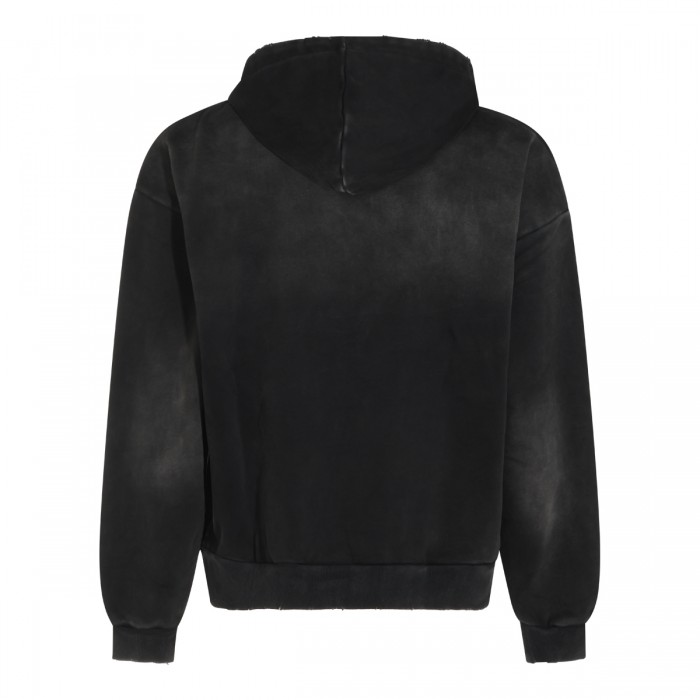VINTAGE BLACK COTTON HOODIE... 2