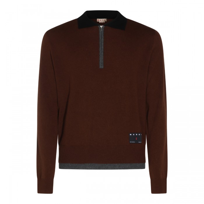 DARK BROWN POLO SHIRT