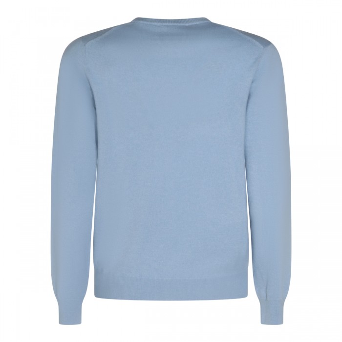 LIGHT BLUE CASHMERE KNITWEAR 2