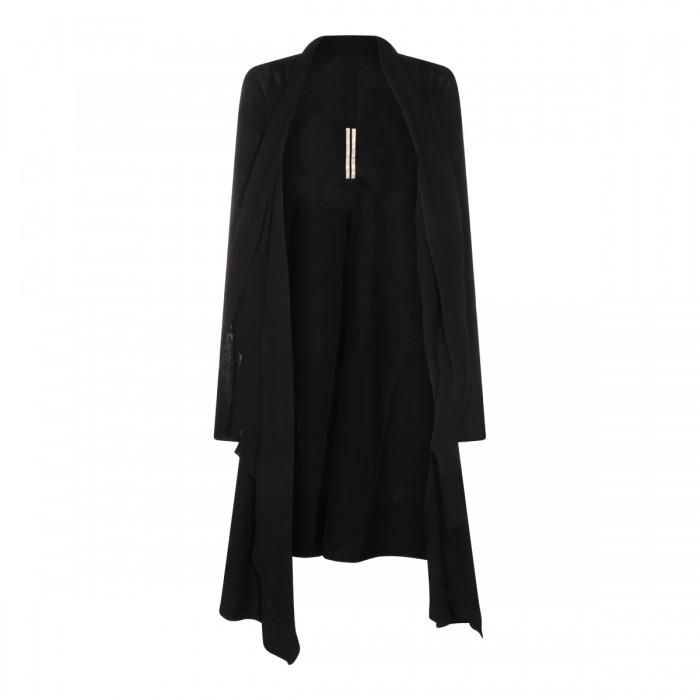 BLACK VIRGIN WOOL KNITWEAR