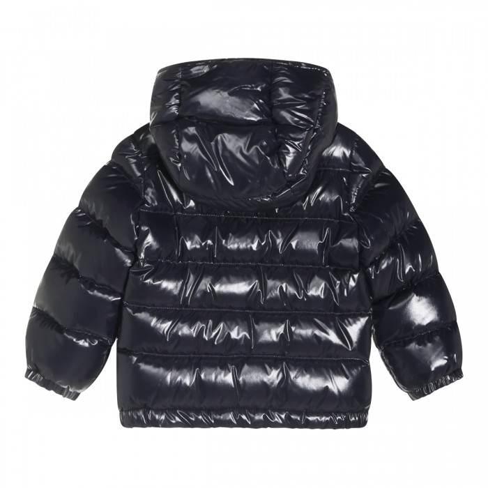 NAVY PUFFER VYNIL DOWN JACKET 2