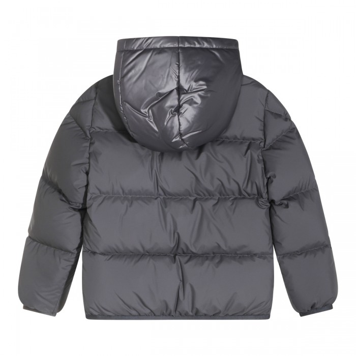 GREY PUFFER YULE DOWN JACKET 2