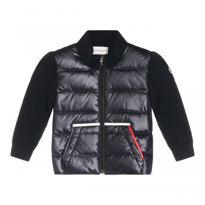 NAVY BLUE PADDED AND WOOL...