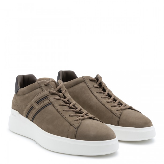 BROWN LEATHER SNEAKERS 2