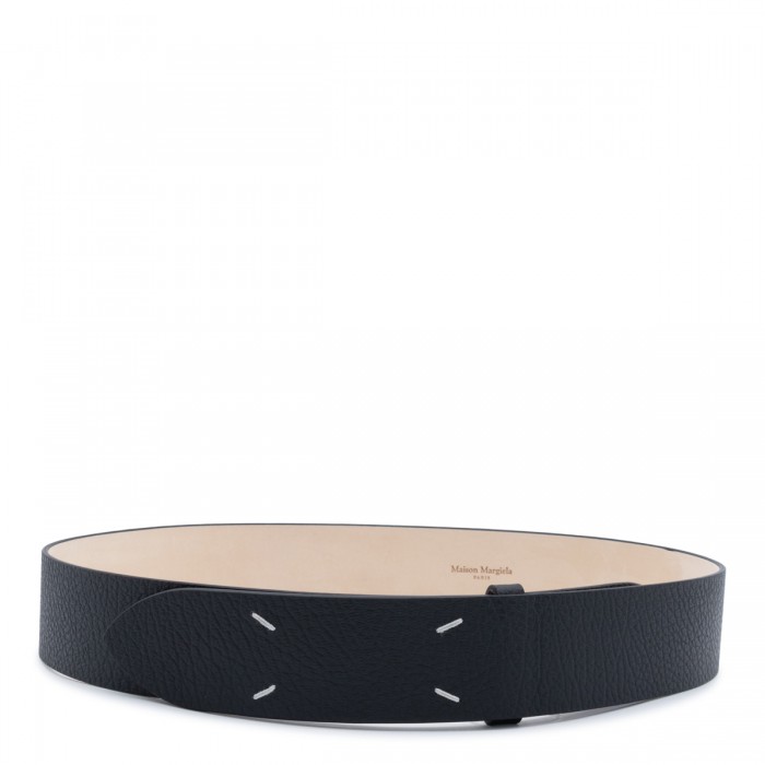 BLACK LEATHER BELT