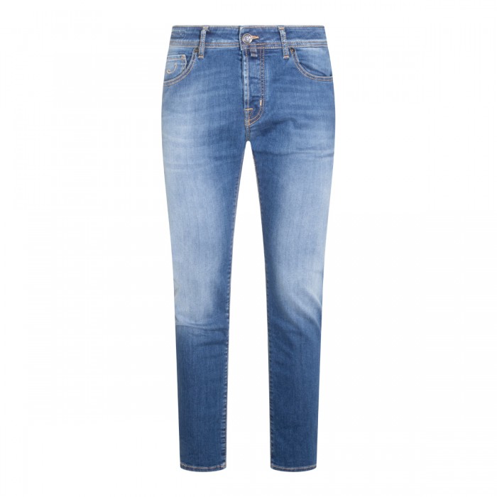 BLUE COTTON DENIM JEANS