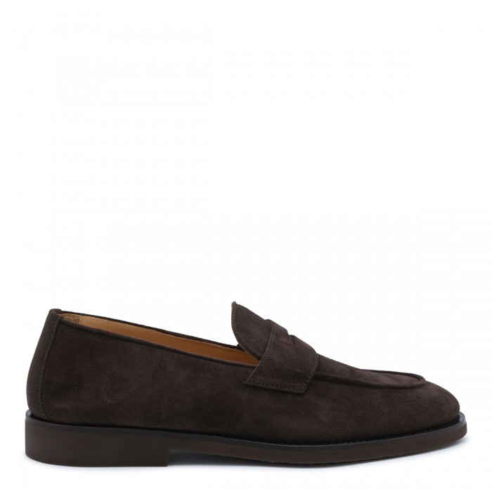 BROWN LEATHER LOAFERS