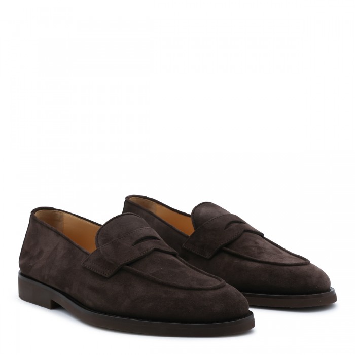 BROWN LEATHER LOAFERS 2