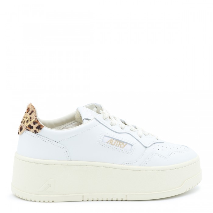 WHITE LEATHER SNEAKERS