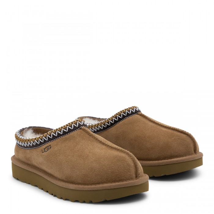 CHESTNUT SUEDE TASMAN II FLATS 2