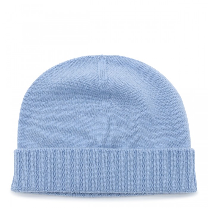 BEIGE WOOL BEANIE
