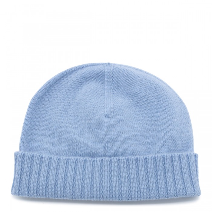 BEIGE WOOL BEANIE 2