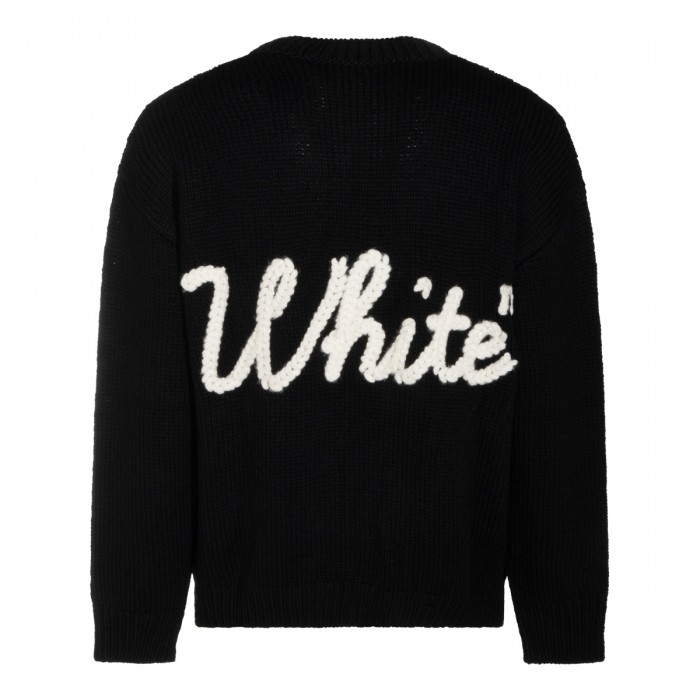 BLACK WOOL SWEATER 2