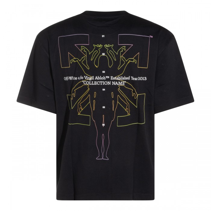 BLACK COTTON ARROW T-SHIRT 2