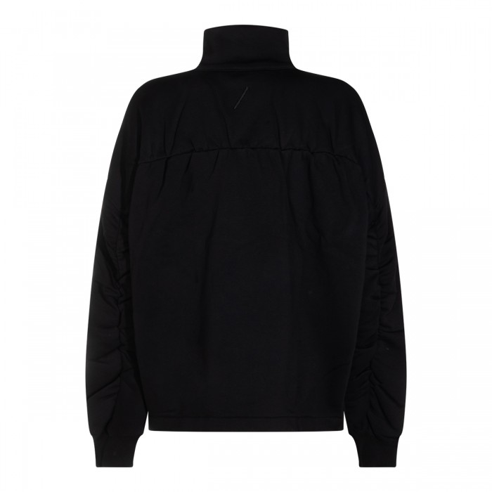 BLACK COTTON SWEATSHIRT 2